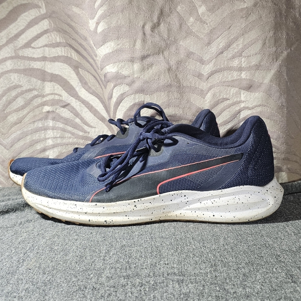 Men's Navy Puma Twitch Running Shoes